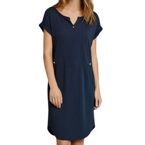 Sandwich_ Tee Shirt Dress Minimalist Staple Medium Slouchy Comfy Y2K Cotton Blue